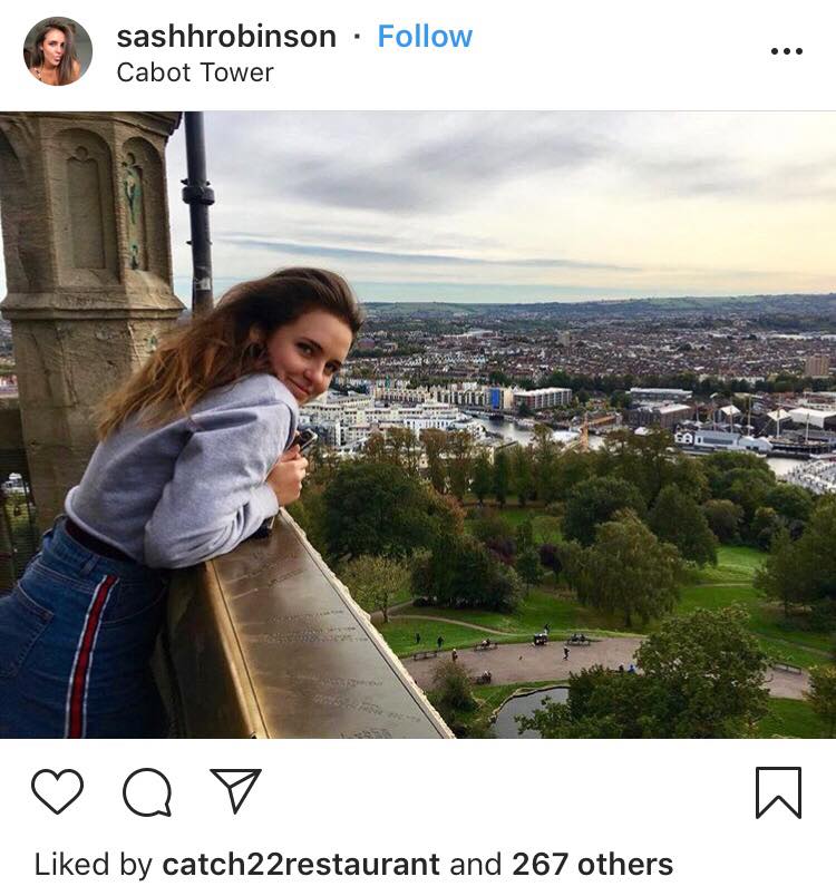 Instagrammerable Locations in Bristol Cabot Tower