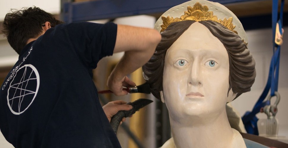 See 14 Victorian Royal Navy figureheads at The Box Plymouth