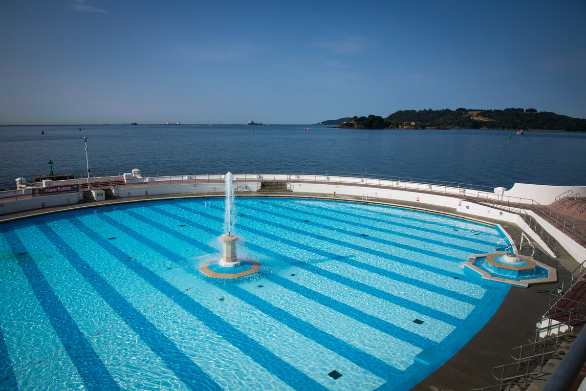 Tinside Lido Inside is a slice of the quintessential British seaside from a bygone era